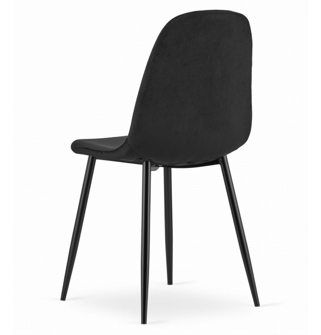 Set tří jídelních židlí COMO černé (3ks)