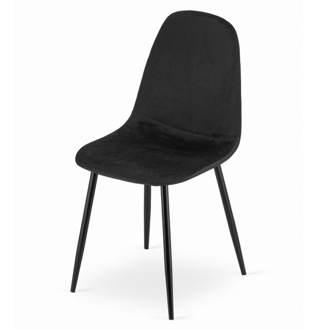 Set jídelních židlí COMO černé (4ks)