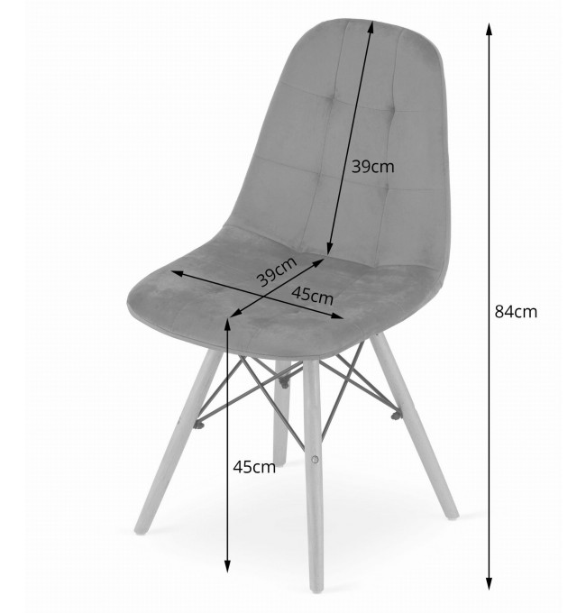 Jídelní židle DUMO samet - tmavozelená (hnědé nohy)