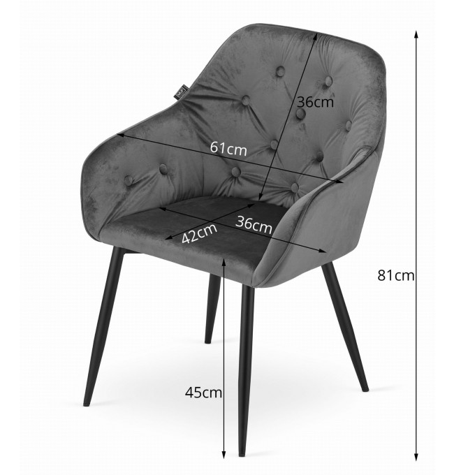 Jídelní židle FORIO granátová