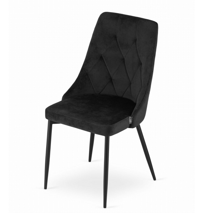 Set tří jídelních židlí IMOLA černá (černé nohy) (3ks)