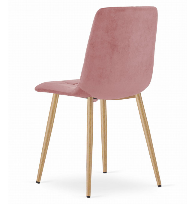 Set jídelních židlí KARA růžové (4ks)
