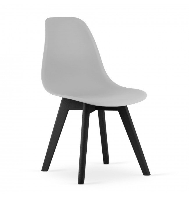 Jídelní židle KITO šedá (černé nohy)