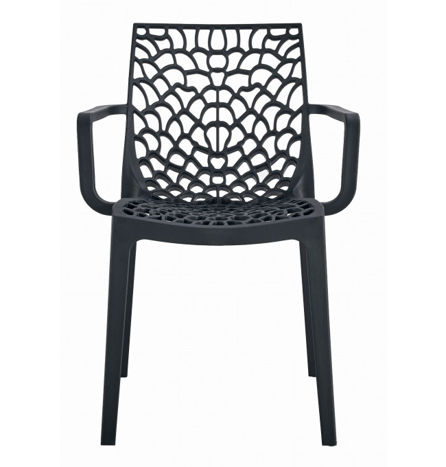 Set tří židlí OKIN černé (3ks)