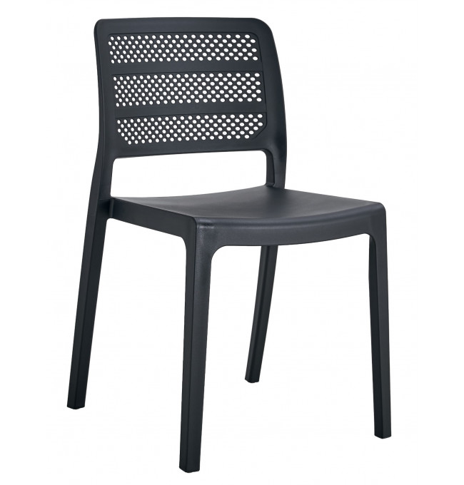 Set dvou židlí PAGI černé (2ks)