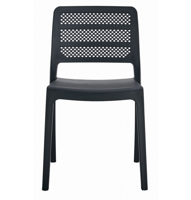 Set tří židlí PAGI černé (3ks)