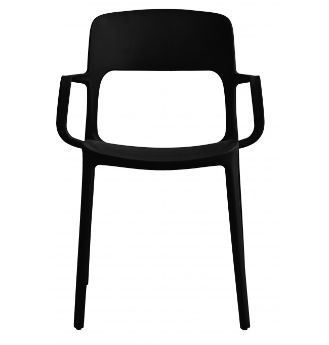 Set tří židlí SAHA černé (3ks)