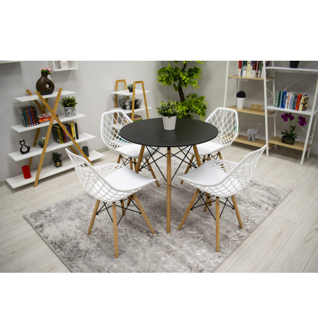 Set jídelních židlí SAKAI bílé (4ks)