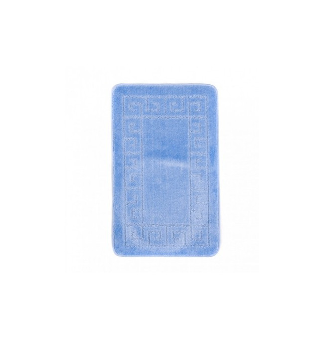 Kúpeľňový koberček MONO 1030 modrý 5004 1PC grécky