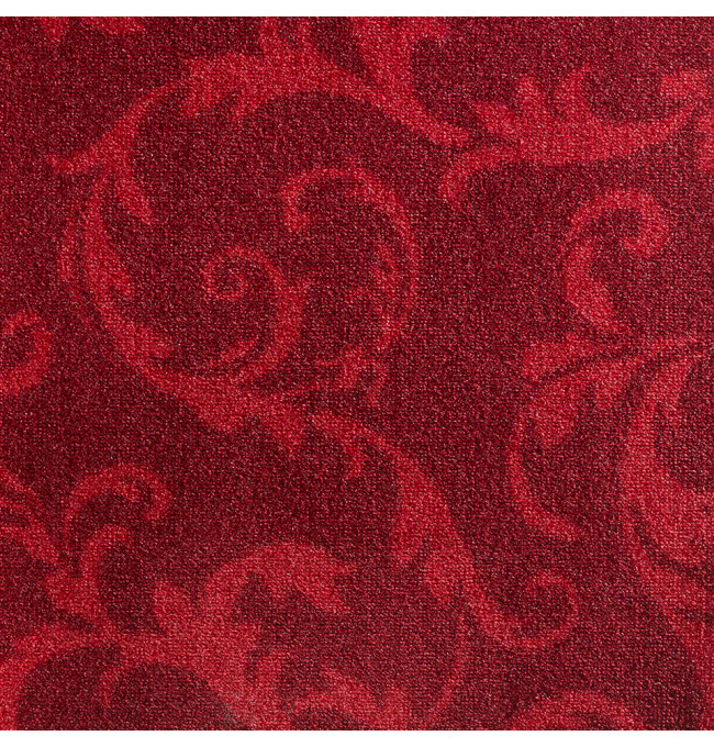 Metrážový koberec GRANDE BAROK červený