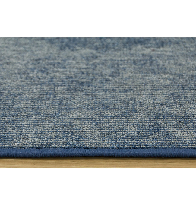 Metrážny koberec Serenity 81 sivý / modrý