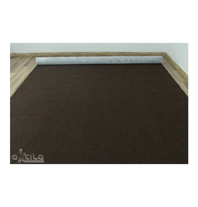 Metrážny koberec Star 97 tmavý hnedý