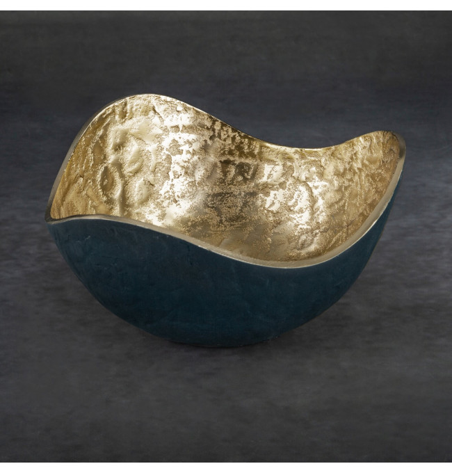 Dekorativní miska PEDRO3 08 granátová / zlatá