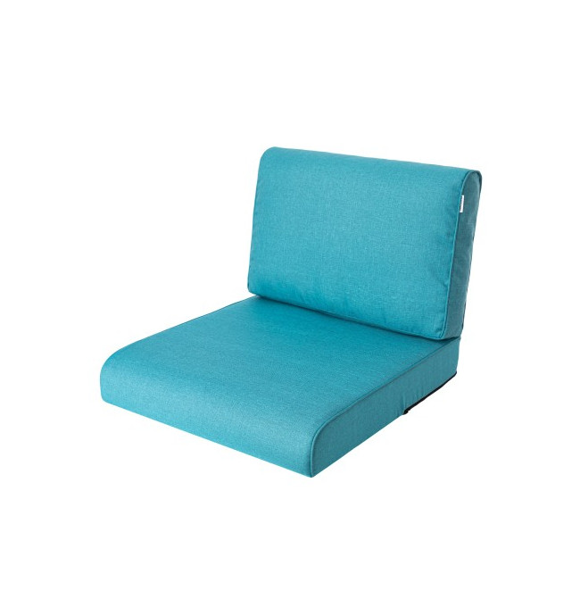 Polštář na ratanovou židli NEL R3 modrý