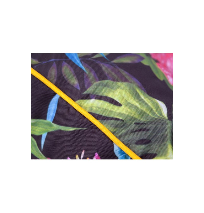 Polštář na zahradní houpačku POLA 150 cm barevné listy