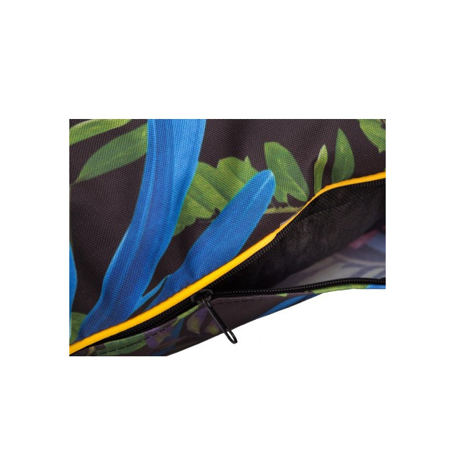 Vankúš na záhradnú hojdačku POLA 120 cm farebné listy