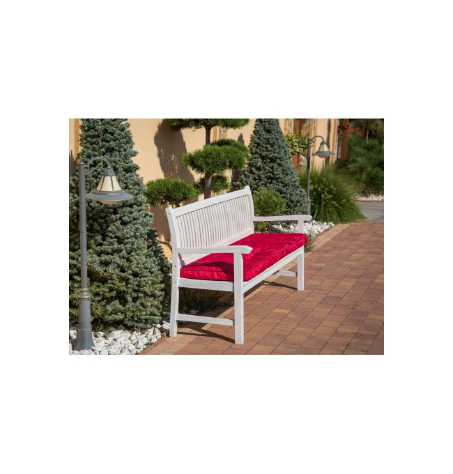 Zahradní polštář na lavičku ETNA 120x40 cm, červený