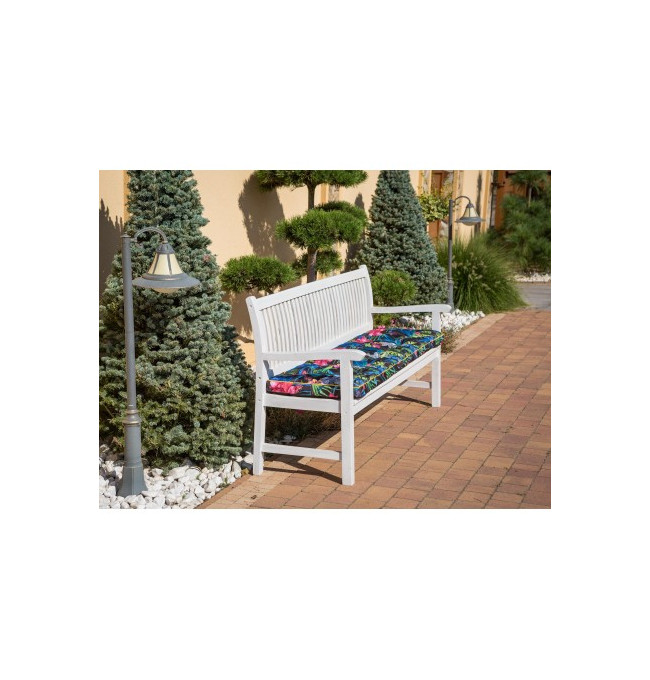 Záhradný vankúš na lavičku ETNA 180x40 cm, farebné listy