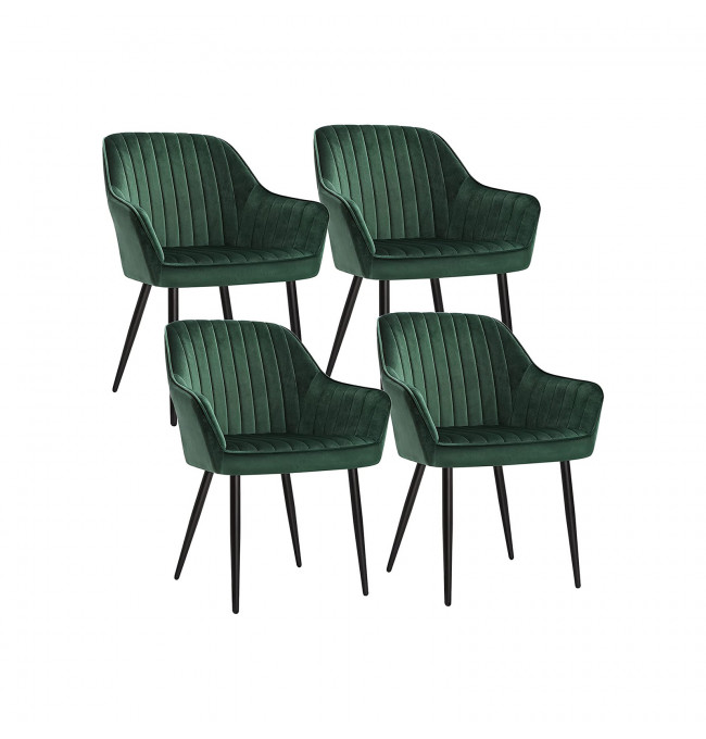 Set štyroch jedálenských stoličiek  LDC087C01-4 (4 ks)