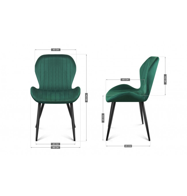 Jedálenská stolička Mark Adler Prince 2.0 Green