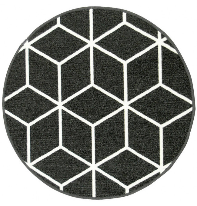 Protiskluzový koberec Cubes 29 grafitový