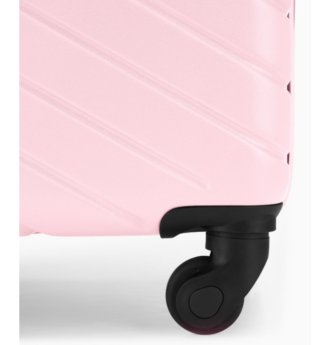 Velký růžový kufr Malaga