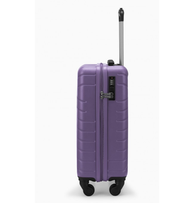 Fialový kabinový kufr Malaga