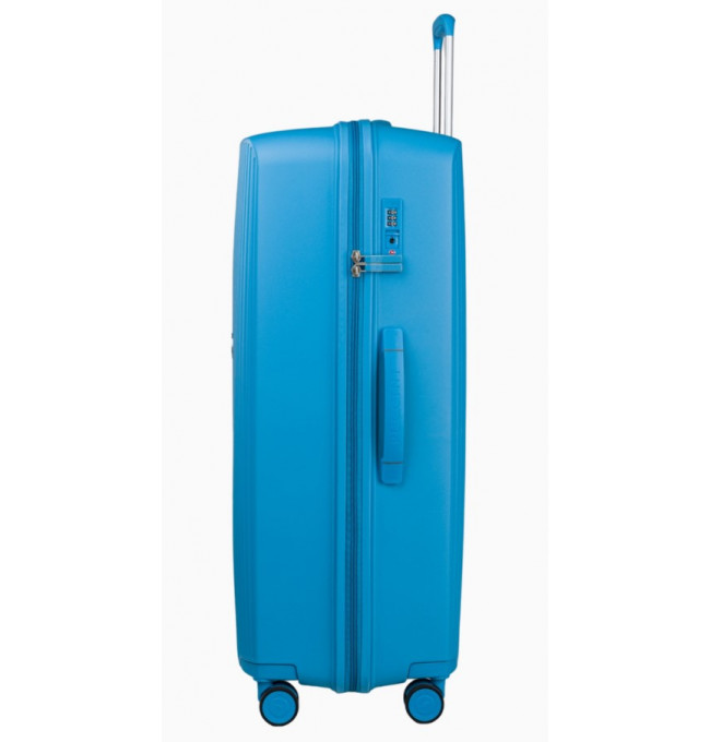 Střední modrý kufr Mykonos