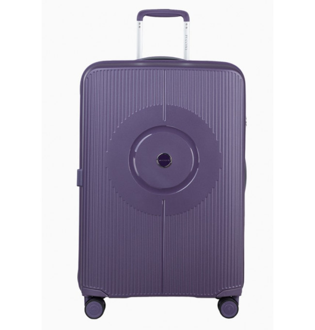 Střední fialový kufr Mykonos