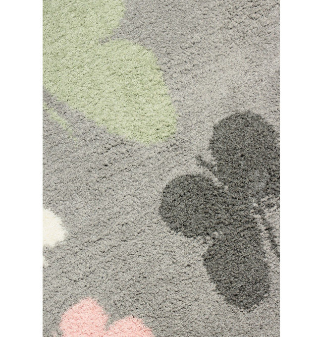 Dětský koberec SLIM 8021 světle šedý / vícebarevný