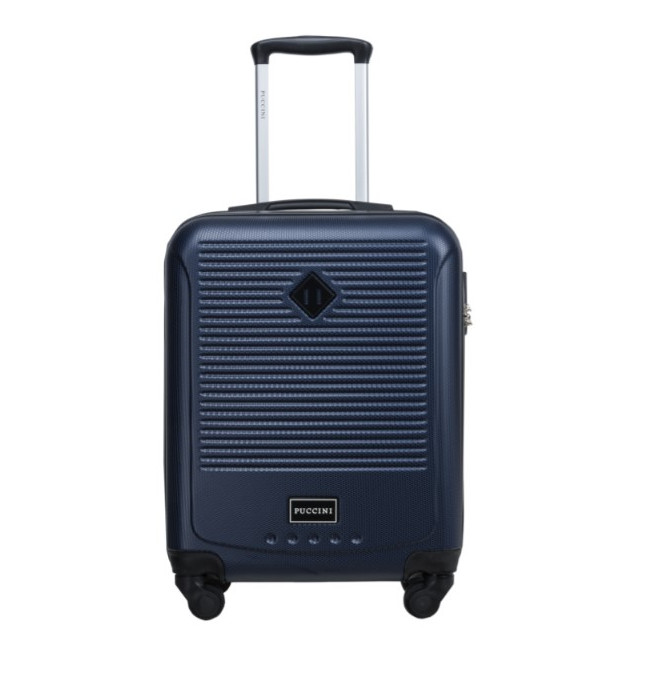 Granátový kabinový kufr s kombinačním zámkem