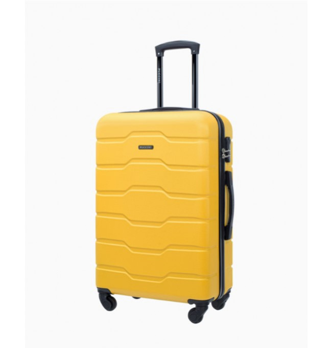 Střední žlutý kufr Alicante