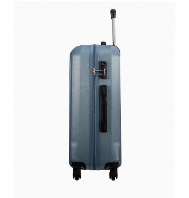 Střední modrý kufr Paris