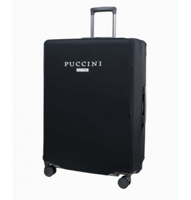 Černý elastický obal na velký kufr