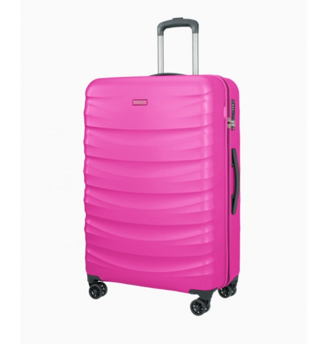Velký růžový kufr Valencia
