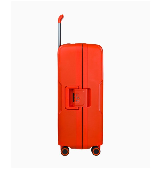 Střední oranžový kufr Osaka uzavíraný přezkami