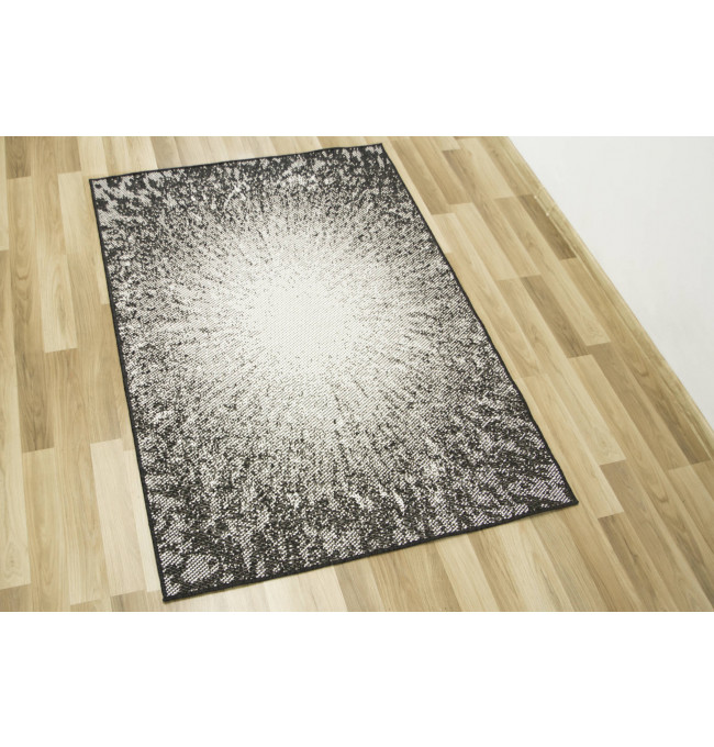 Šňůrkový koberec Lejda 12527/91 - antracit / krém