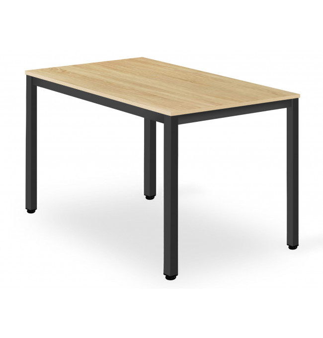 Jídelní stůl TESSA dubový s černýma nohama