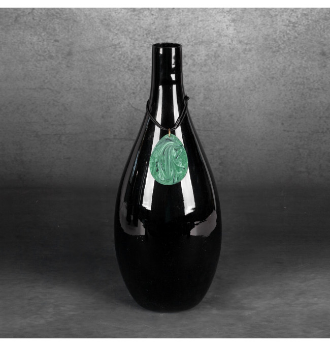 Váza CAPRI 01 černá / zelená