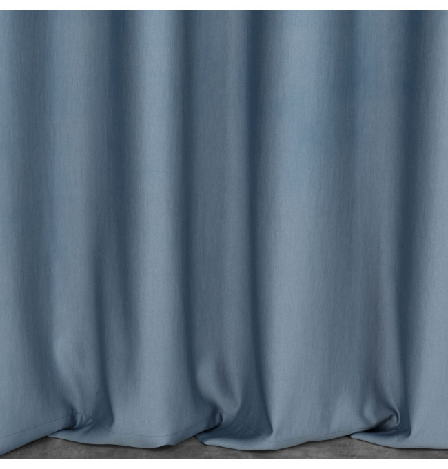Hotový záves PALERMO 6 modrý - na priechodkách