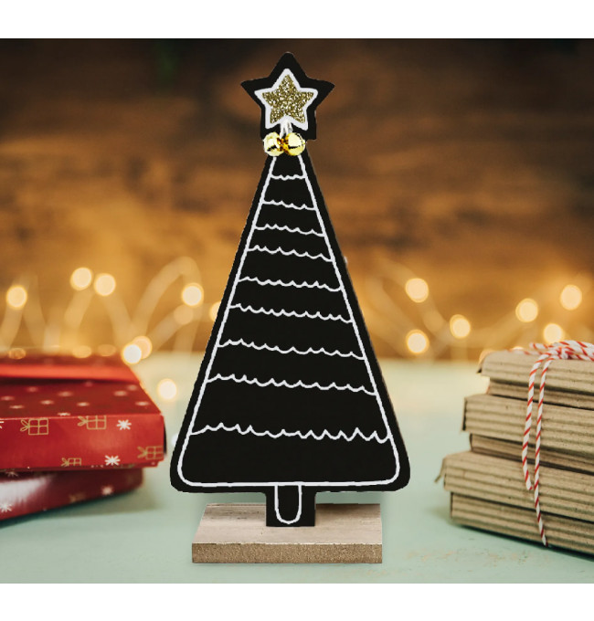 Vánoční dekorace stromek KL-21X14 černý