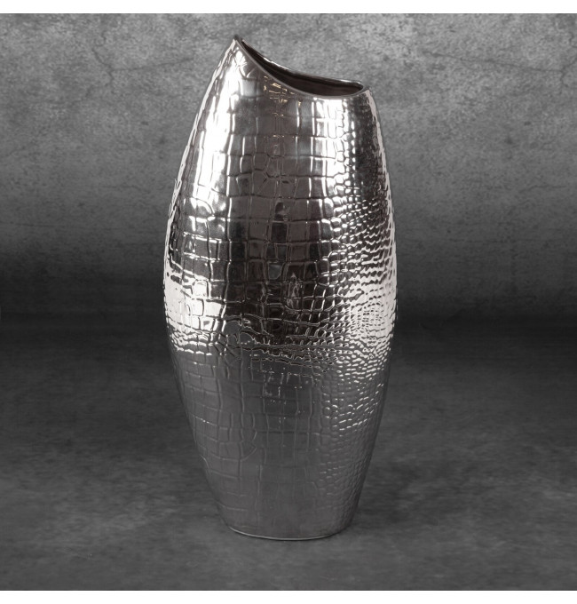 Váza ERNA 03 stříbrná