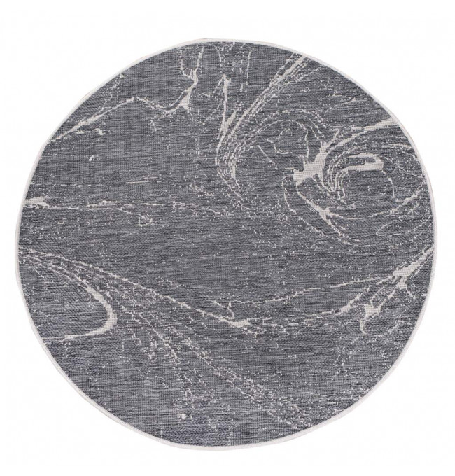 Oboustranný koberec DuoRug 5733 natural kruh