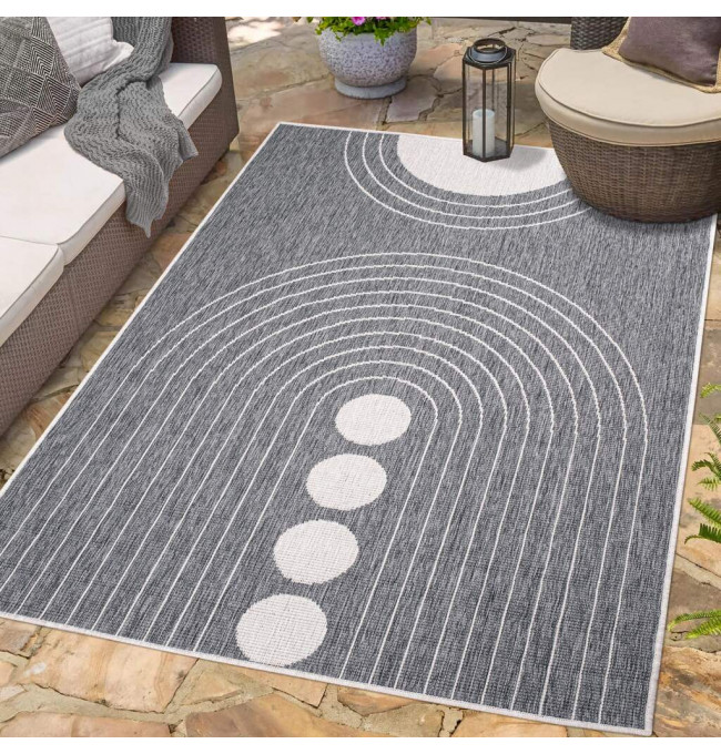 Oboustranný koberec DuoRug 5739 šedý