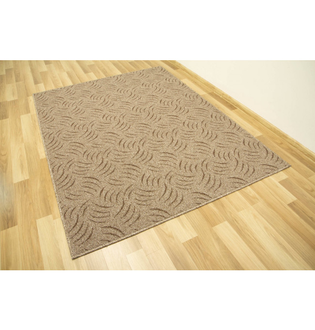Metrážny koberec Presto 90 hnedý/béžový
