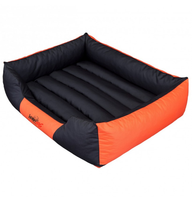 Pelíšek Comfort XL černý / oranžový