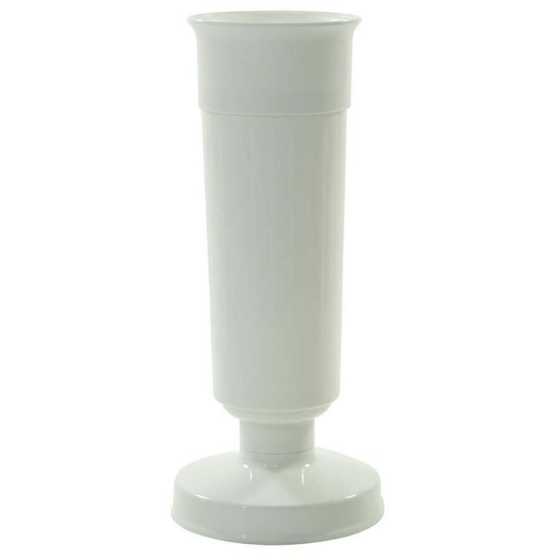 Váza zaťaž. 35cm biela [6]