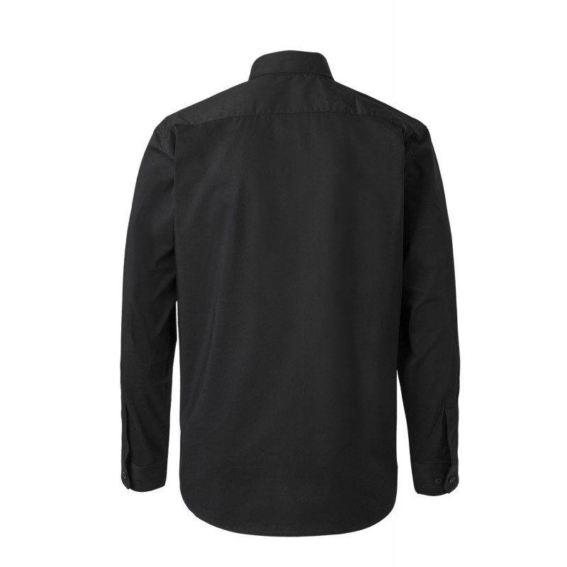 Pánska čašnícka košeľa dlhý rukáv- čierna (SS)