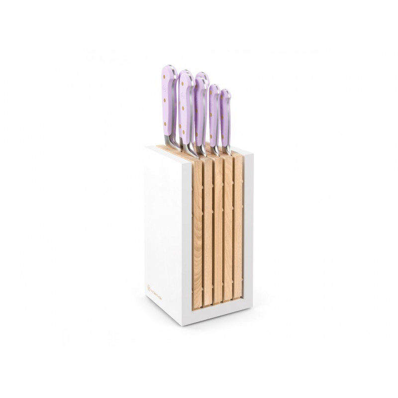 Blok s nožmi Wüsthof CLASSIC Colour 7 dielny - Purple Yam