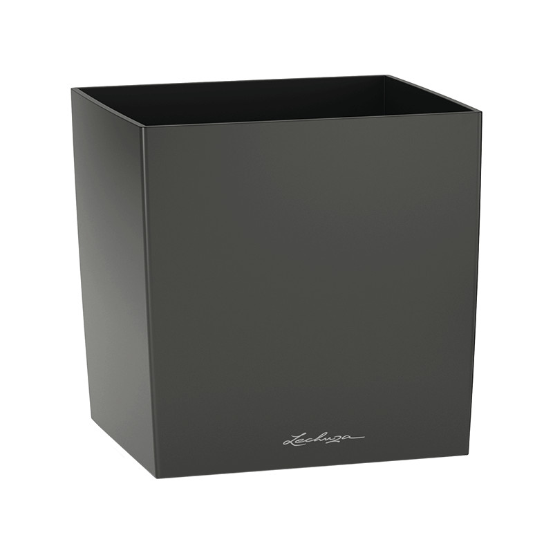 Lechuza Cube Premium Single planter antracit 40x40x40 cm